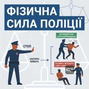 Застосування фізичної сили поліцією при затриманні