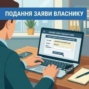 Процес подання заяви про заборону реєстраційних дій власником.
