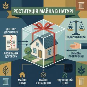 Умови повернення майна в натурі після розірвання договору дарування нерухомості