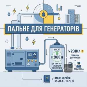 зберігання пального для генераторів без ліцензії