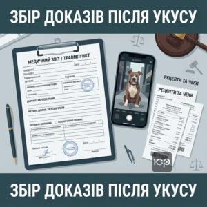 Докази для суду після нападу собаки та укусу