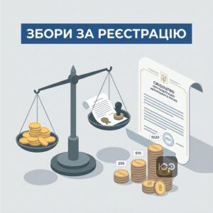 Таблиця зборів та вартість державної реєстрації авторського права в Україні