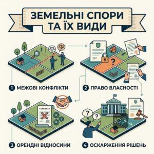 Класифікація та вирішення земельних спорів в Україні