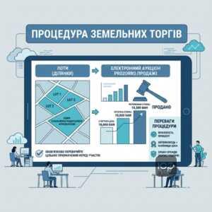 Проведення земельних торгів для продажу права оренди через Прозорро.Продажі