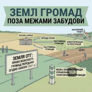 Землі ОТГ за межами населених пунктів право власності та управління територіальних громад