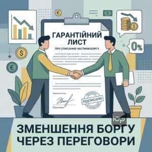 Переговори про зменшення боргу та списання відсотків з ФК Олком Лізинг