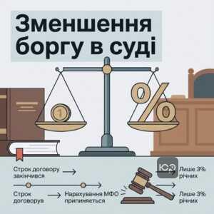 Зменшення відсотків по кредиту ТОВ Коллект Центр у судовому порядку