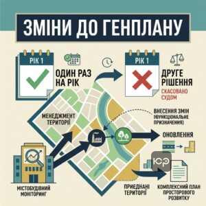 Процедура внесення змін до генерального плану населеного пункту