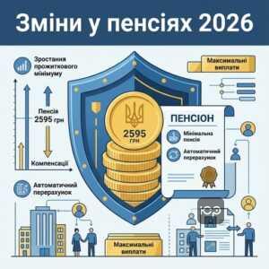 Зміни у пенсійному забезпеченні та компенсаційні виплати пенсіонерам у 2026 році