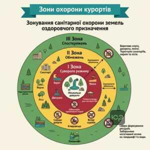 Зонування санітарної охорони земель оздоровчого призначення
