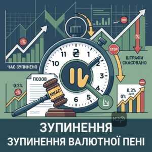 Зупинення валютної пені через звернення до МКАС