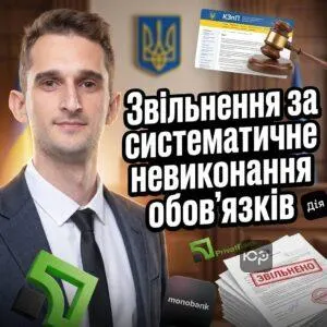 zvilnennia-za-systematychne-nevykonannia-oboviazkiv