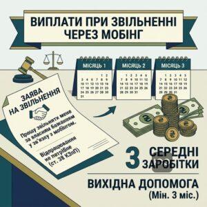 Права працівника при звільненні через мобінг та виплата допомоги 3 місяці