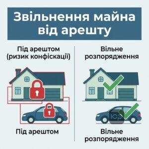 Зняття арешту з майна у Києві: розблокування квартири та автомобіля