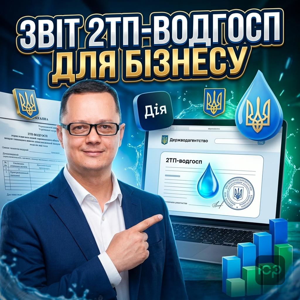 Державний облік водокористування: як подати звіт 2ТП-водгосп