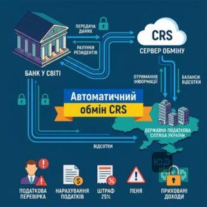 Автоматичний обмін фінансовою інформацією CRS та оподаткування іноземних доходів
