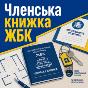 Членская книжка ЖБК и кооперативная квартира