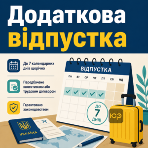 Додаткова відпустка за ненормований робочий день