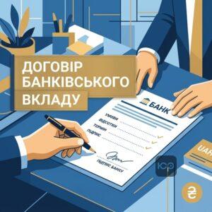 Підписання договору банківського вкладу для повернення депозиту