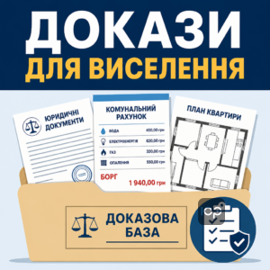Доказова база для позову про виселення особи з інвалідністю після розлучення