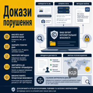 Как собрать доказательства для защиты прав интеллектуальной собственности и подачи иска