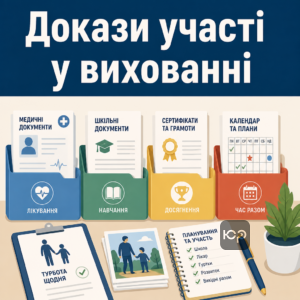 Какие доказательства нужны для получения совместной опеки в суде