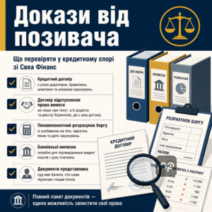Какие документы проверять, если Свеа Финанс подали иск о взыскании долга