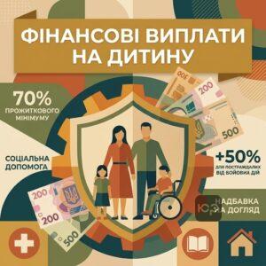 Державна соціальна допомога та фінансові виплати на дитину з інвалідністю в Україні