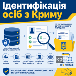 Процедура ідентифікації та перевірки громадянства для жителів Криму