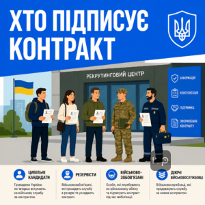 Контракт на військову службу для громадян, резервістів і мобілізованих