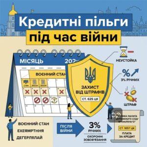 Особливості нарахування штрафів та пені за кредитами під час воєнного стану в Україні