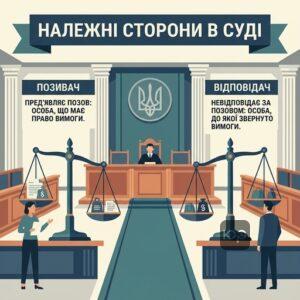 Належні сторони та заміна сторони в цивільному процесі в суді першої інстанції