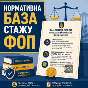 Законодательство о зачислении стажа ФОП для пенсии