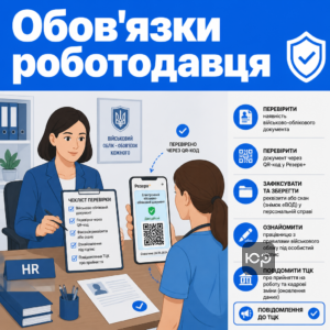Військовий облік жінок медиків та обов'язки роботодавця при прийнятті на роботу