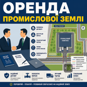 Аренда земель промышленности для бизнеса с проверкой договора, сетей и подъездов