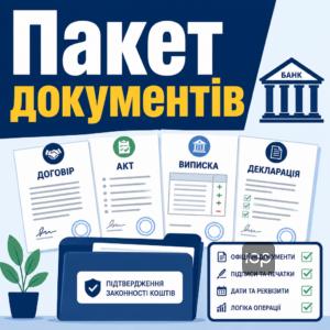 Для блокування рахунку через фінмоніторинг банку потрібні договори, акти, виписки та податкові документи, які підтверджують законність коштів.