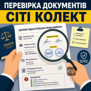 Як перевірити документи якщо СІТІ КОЛЕКТ позов подали до суду