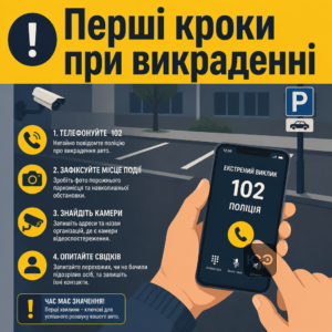 Порядок действий при краже авто и первые шаги на месте происшествия для фиксации доказательств