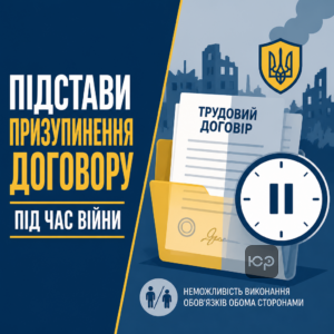 Підстави призупинення дії трудового договору в умовах воєнного стану