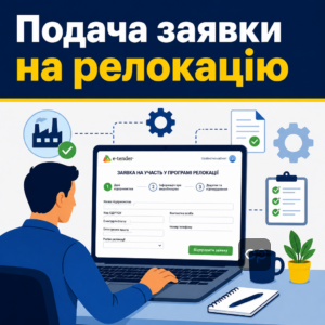 Електронна подача заявки на релокацію підприємств через е-тендер