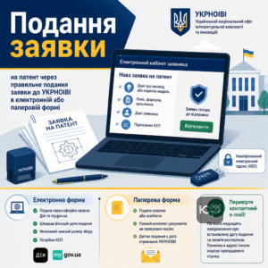 Как получить патент через правильную подачу заявки в УКРНОИВИ в электронной или бумажной форме