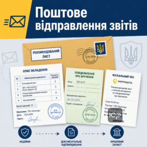 Поштове відправлення документів для військового обліку на підприємстві