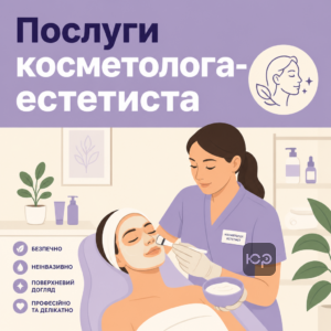 Косметолог без медичної освіти проводить безпечну неінвазивну процедуру нанесення маски для обличчя.