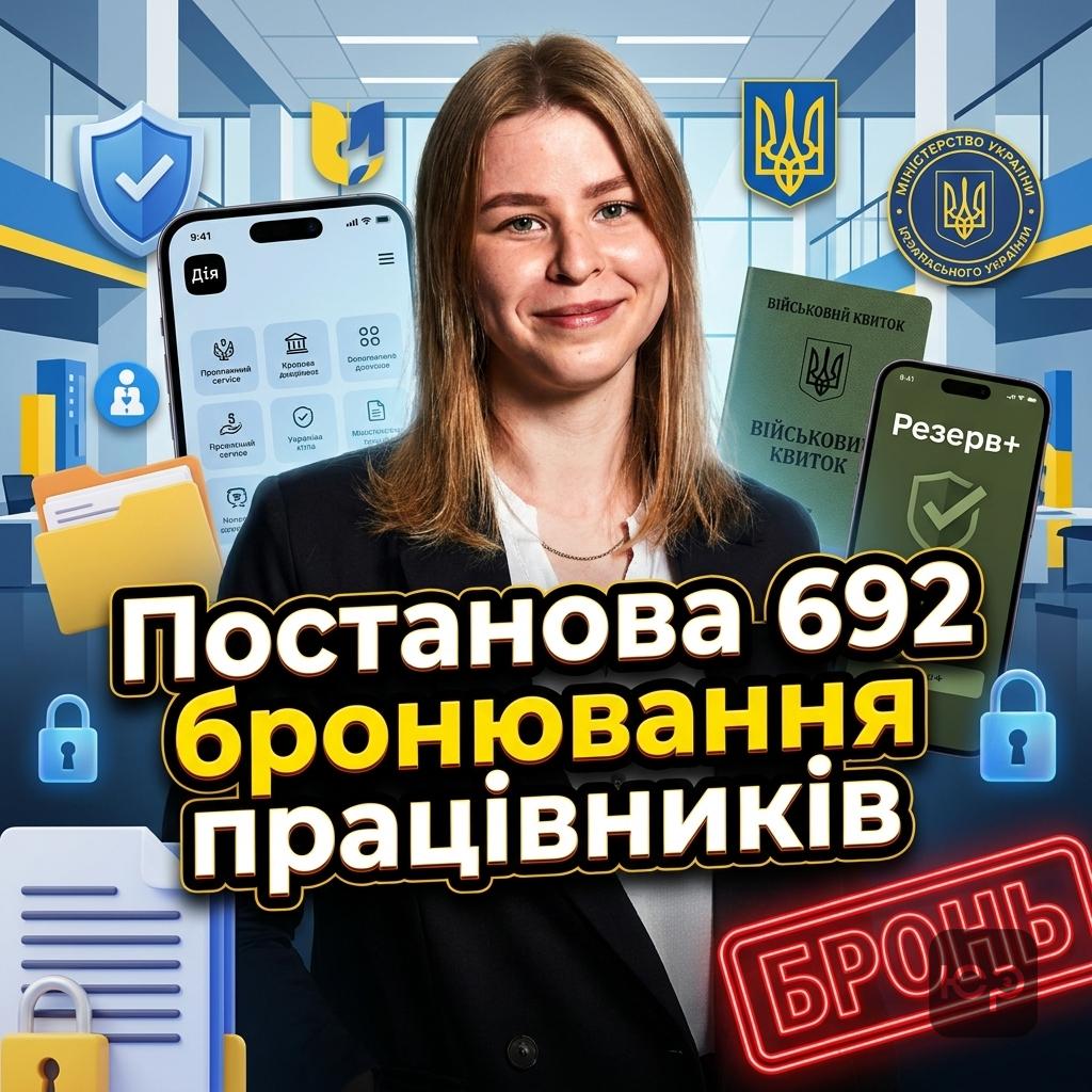 Постанова 692 бронювання та зміни у правилах відстрочки