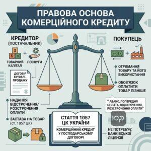 Правове регулювання комерційного кредиту за статтею 1057 ЦК України для бізнесу