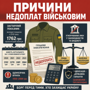 Причины недоплат и проблемы с индексацией денежного обеспечения военных в 2020-2023 годах