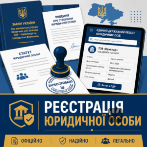 Офіційні документи та державна реєстрація юридичної особи в Україні
