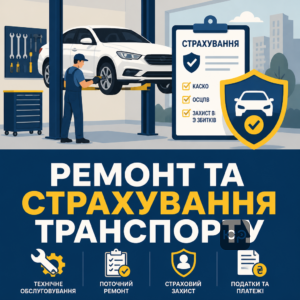 Ремонт та страхування орендованого транспортного засобу