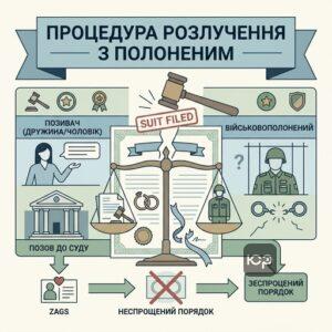 Судова процедура розлучення з полоненим та особливості розгляду справи