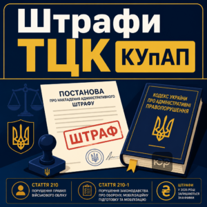 Административные штрафы ТЦК за нарушения правил военного учета